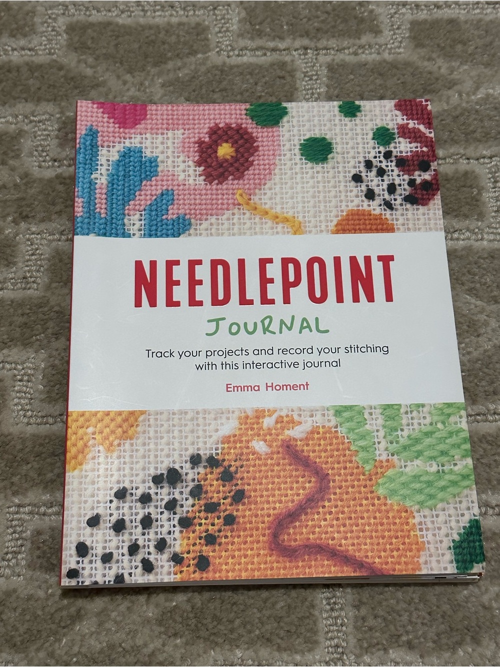 Needlepoint Journal by Emma Homent NEW